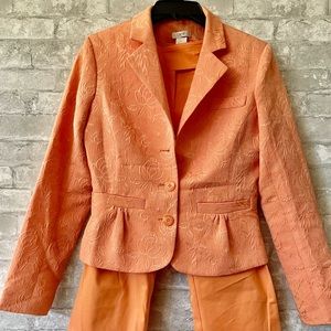 CLOSE OUT Cache Suit light Orange jacket  and capri pants great condition
